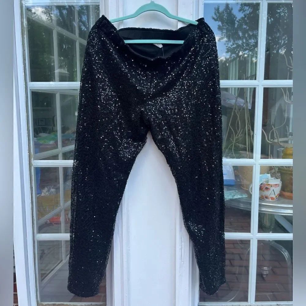 J Crew Collection Sequin Pants NWT - Picture 2 of 10